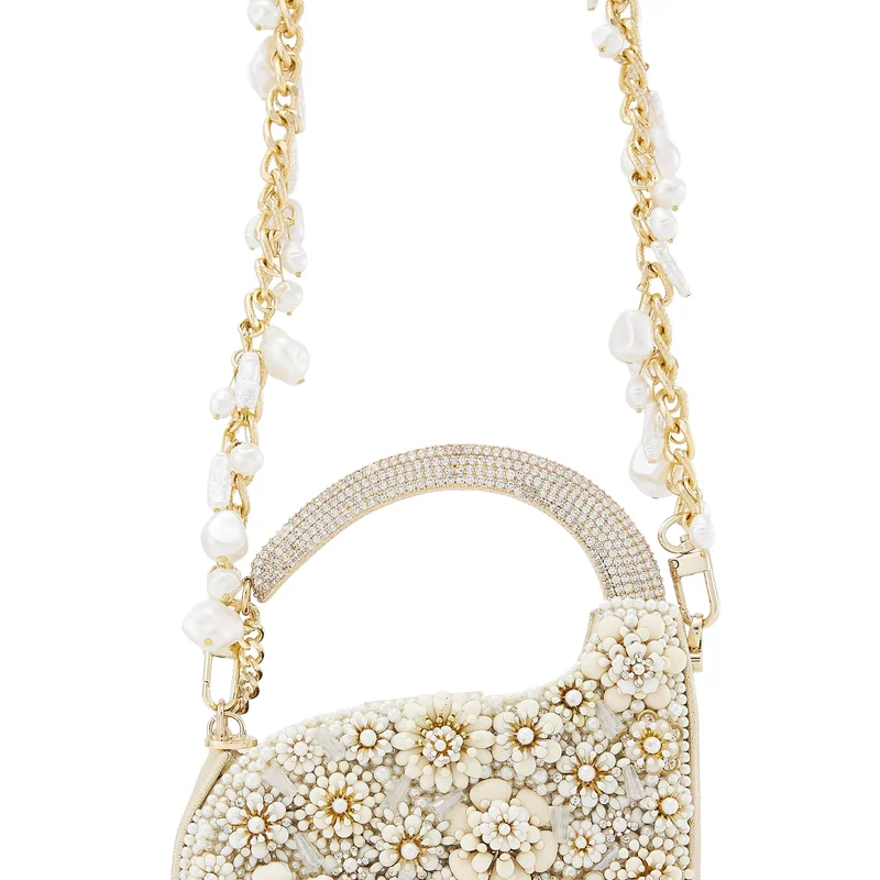 Anaar Anaar Firefly Dazzler Mobile Chain with Baroque Pearl Embellishments