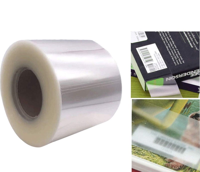 SMARSTICKER 1000 Pcs Clear Waterproof Label Protector Shields-1 1/2"Hx3 1/2"W Gloss Finish Vinyl Transparent Address Library Book Repair Tape Label Rectangular Numbers Barcode Shields in Office Class Supermarket - Image 1