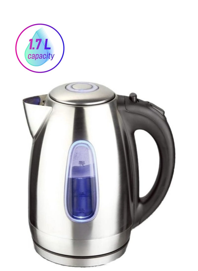 Instant Heating Electric Kettle 1.7L  Silver/Black - Image 1