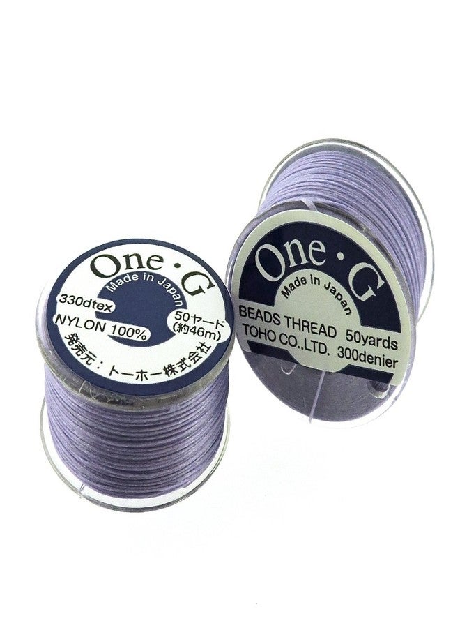 Toho One-G Beading Thread, 50 Yard Bobbin (Light Lavender) - Image 1
