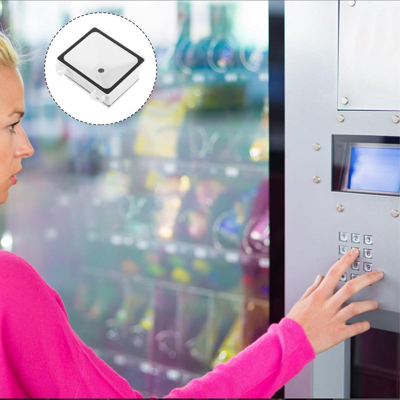 جهاز مسح باركود Homoyoyo Desktop USB 2D مع صندوق وآلات بيع أوتوماتيكية، وحدة قراءة رموز 2D مدمجة للتحكم في الوصول وخزائن الطرود - Image 5
