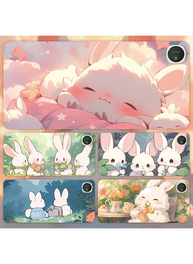 Generic - Healing Rabbit Heating Heating Pad Warm Table Pad Office Computer Desktop Heating Mouse Pad-Color:700x330mm-Pattern:Jr-healing Rabbit 118 - Image 1