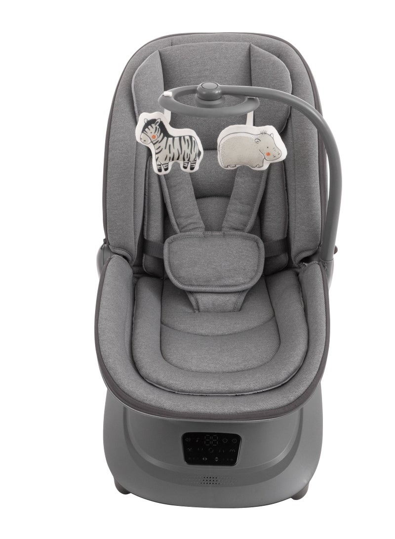 Deluxe Multi-Dynamic Baby Seat with Gentle Remote, 5 Feeding Modes, 360° Rotation, App Control, 3 Recline Modes, and 12 Melodies Suitable for babies from birth to 36 months (maximum weight 15 kg) - Image 4