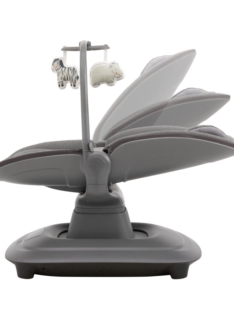 Deluxe Multi-Dynamic Baby Seat with Gentle Remote, 5 Feeding Modes, 360° Rotation, App Control, 3 Recline Modes, and 12 Melodies Suitable for babies from birth to 36 months (maximum weight 15 kg) - Image 5