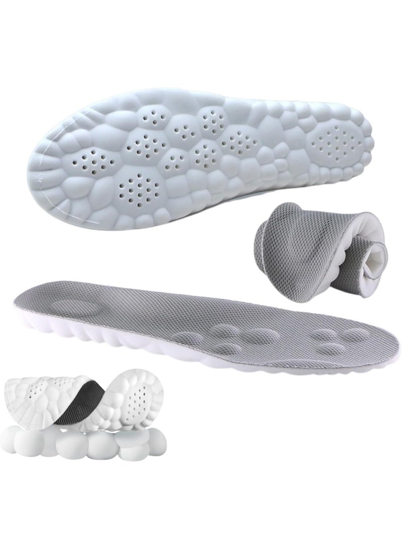 Cloud Foam Insole, Ultra Comfort Insoles, for Women & Men - Sports Shoe Insoles, Anti-Fatigue, Shock Absorption, Foot Pain Relief (One Size Fits All) - Image 1