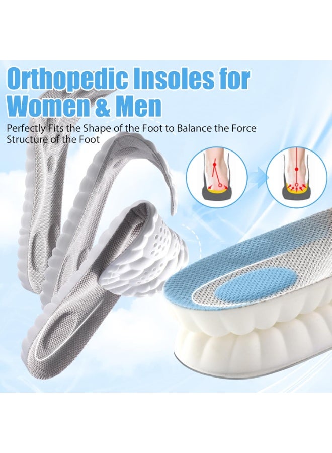 Cloud Foam Insole, Ultra Comfort Insoles, for Women & Men - Sports Shoe Insoles, Anti-Fatigue, Shock Absorption, Foot Pain Relief (One Size Fits All) - Image 2