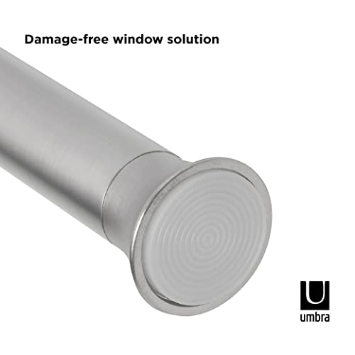 Umbra 244923-410-REM Chroma Tension Rod – Adjustable Tension Curtain Rod for Curtains and Sheer Curtains, 36 to 54 Inches, Nickel - Image 5