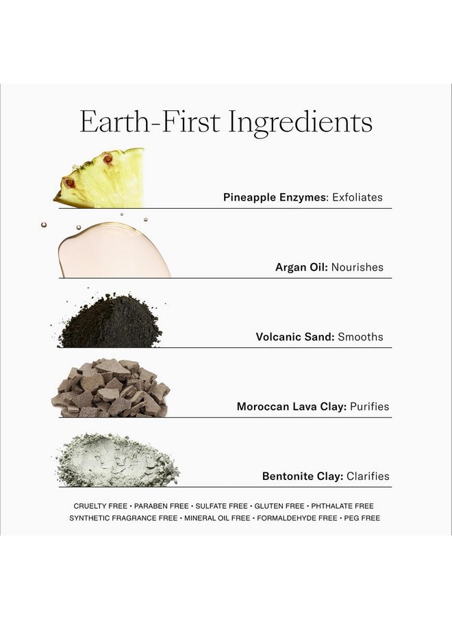 josie maran - Whipped Argan + Pineapple Enzyme Deep Pore Cleansing Mask Purifying Pore Mask With Nourishing Moroccan Argan Oil 3 Essential Fatty Acids & Squalane Oil (2 Oz / 56 G) - Image 1