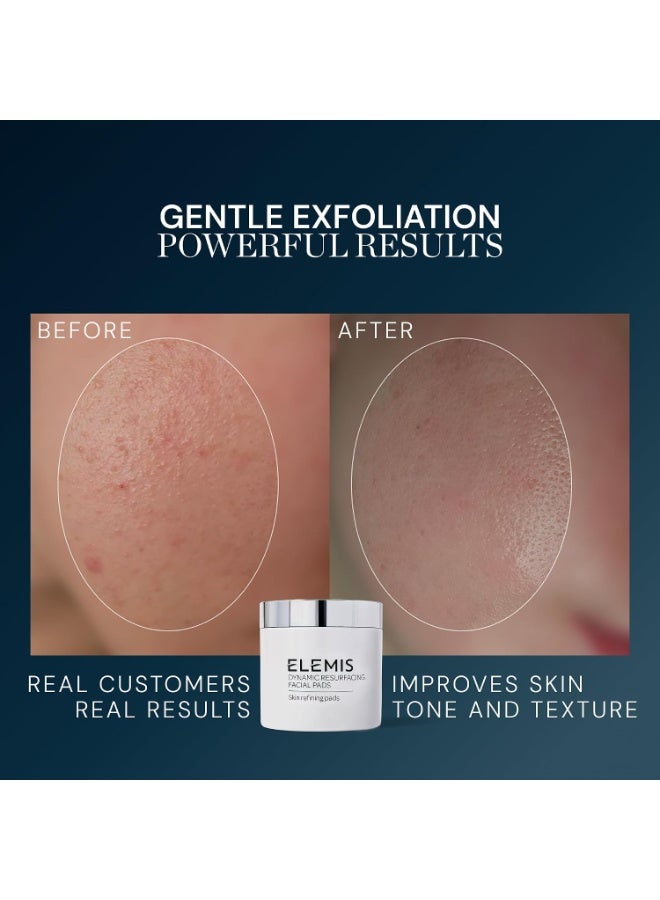 Elemis Dynamic Resurfacing Facial Pads 60 Pads | AHA Lactic Acid Exfoliating & Resurfacing Facial Pads for Smooth Bright Skin | Visibly Refines Pores, Evens Skin Tone & Reduces Dullness | Anti-Aging Daily Chemical Exfoliant Peel Pads - Image 5