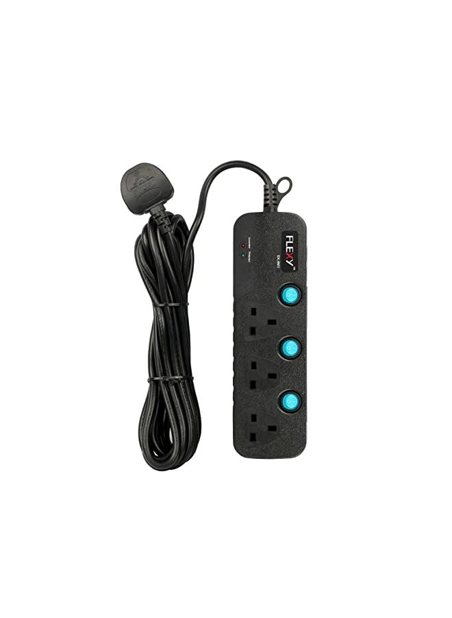 FLEXY Extension Cord UK Standard – 5-Year Warranty, Ideal for Mobile Phones, Tablets, Computers, and Digital Devices - Image 1