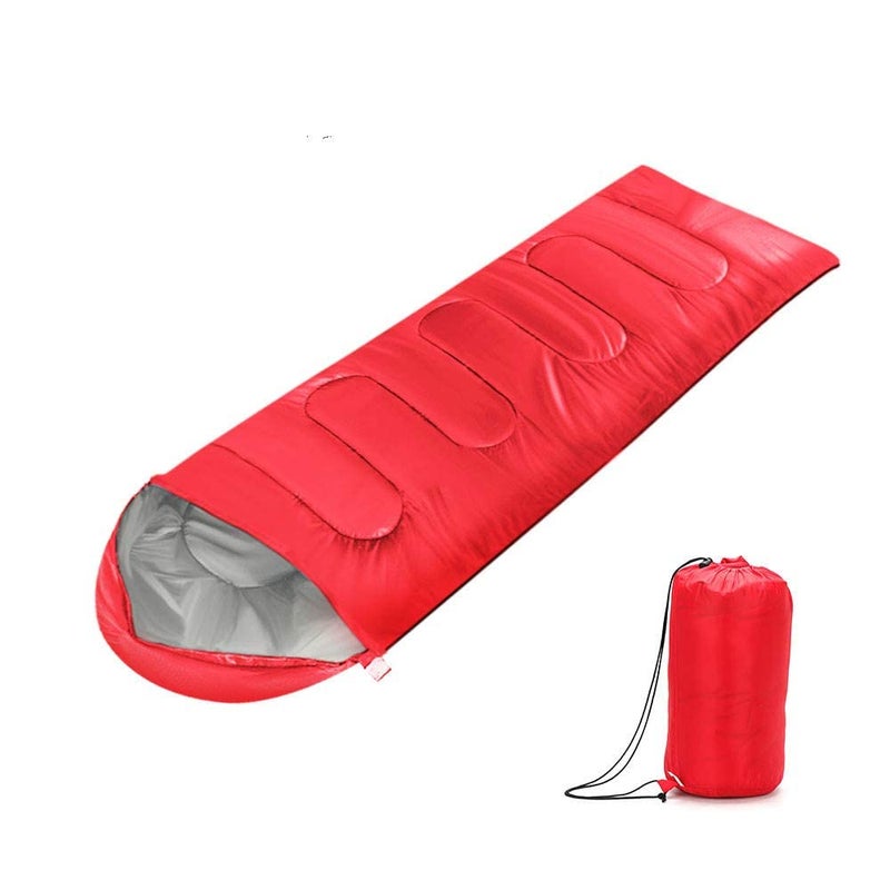 Mutiwill Camping Sleeping Bags 3-4 Season Sleeping Bag for Hiking Backpacking and Camping Lightweight Waterproof Sleeping Bag (Red) - Image 1