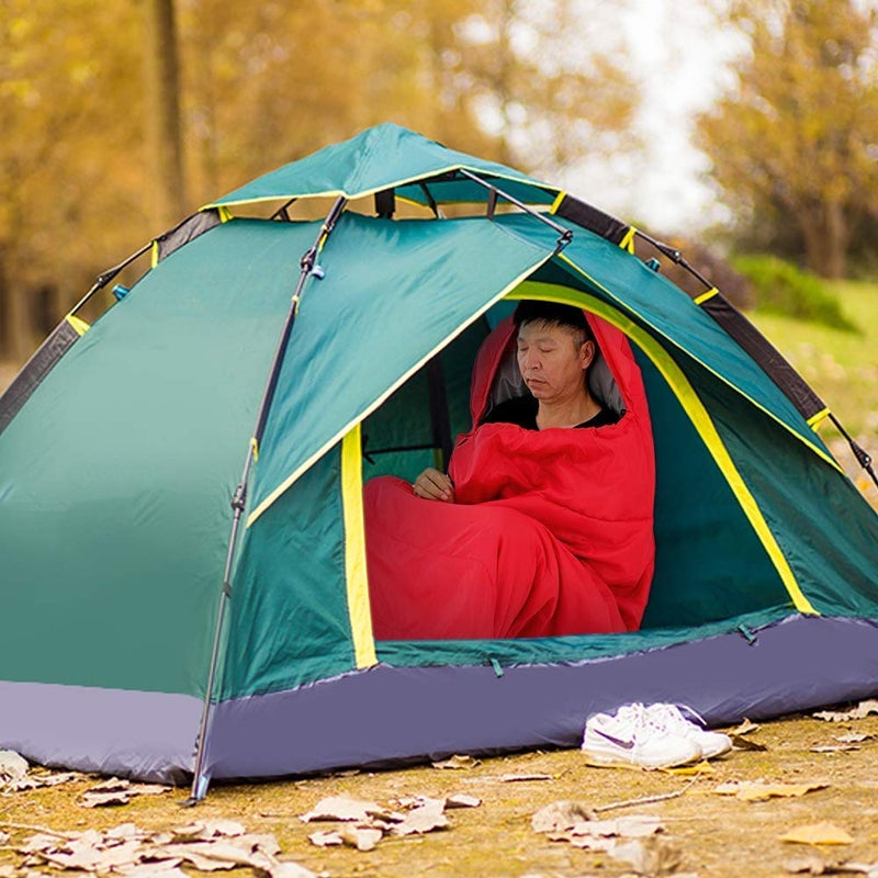 Mutiwill Camping Sleeping Bags 3-4 Season Sleeping Bag for Hiking Backpacking and Camping Lightweight Waterproof Sleeping Bag (Red) - Image 3