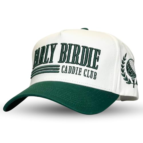 CITRUSY Vintage Sport Trucker Hat | Men & Women | Trendy Pickleball Golf Hats Men | American Country Western Cute Cowgirl Caps | Retro Baseball Cotton | Snapback (Early Birdie | Green) - Image 1