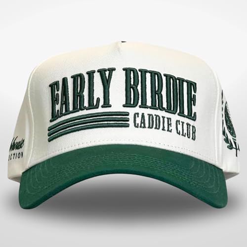 CITRUSY Vintage Sport Trucker Hat | Men & Women | Trendy Pickleball Golf Hats Men | American Country Western Cute Cowgirl Caps | Retro Baseball Cotton | Snapback (Early Birdie | Green) - Image 2