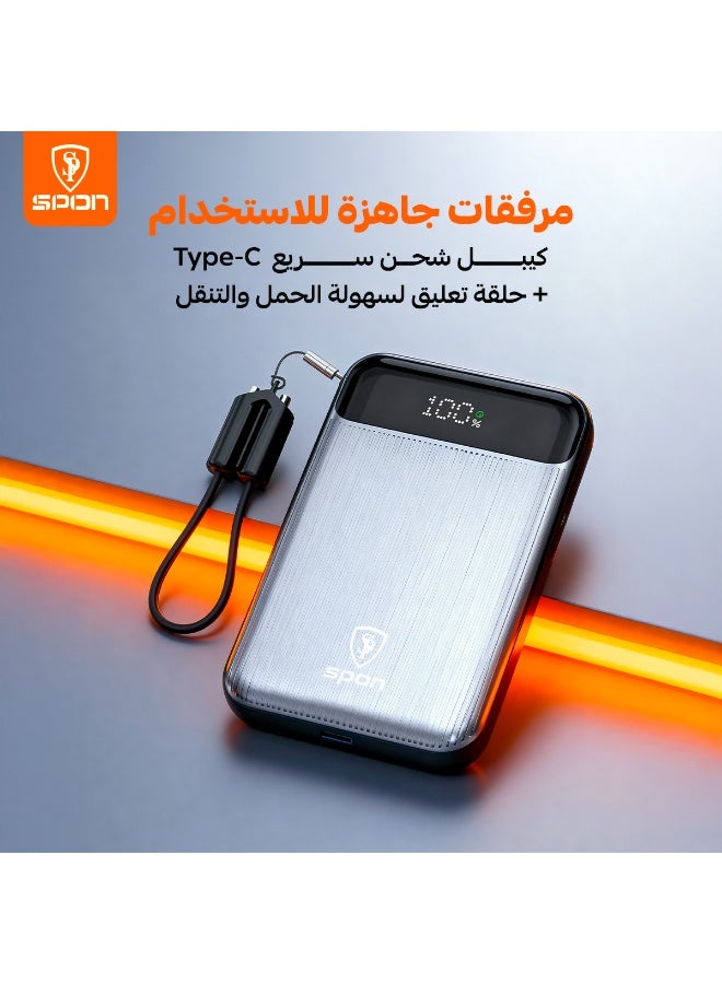 سبون شاحن متنقل 65 واط بسعة 30000 مللي أمبير يدعم شحن اللابتوب - Image 4