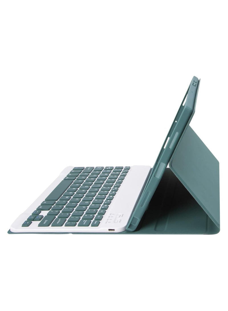 عام غلاف لوحة مفاتيح لجهاز Galaxy Tab A8 بحجم 10.5 بوصة (المدودات SM - X200 و SM - X205). غلاف لوحة مفاتيح قابل للإزالة مع ماوس ولون حلوى وغلاف بموضع دعم مغناطيسي مع حامل قلم. - Image 2