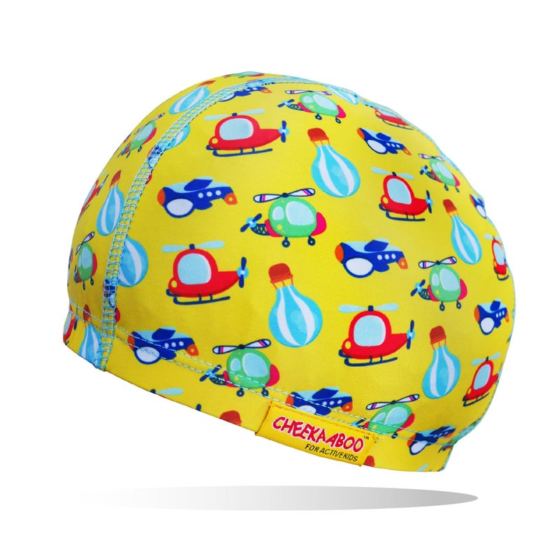 Cheekaaboo Kids Swim Cap Soft Stretch Spandex QuickDry Fabric Comfortable Toddler Swimming Cap for Boys Girls 28 Years - Image 2
