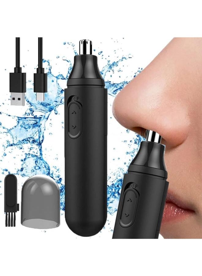 EasyLife - Rechargeable Ear and Nose Hair Trimmer for Men Women, USB Electric Waterproof Eyebrow Facial Hair Removal Nose Grooming Garget for Men - Image 1