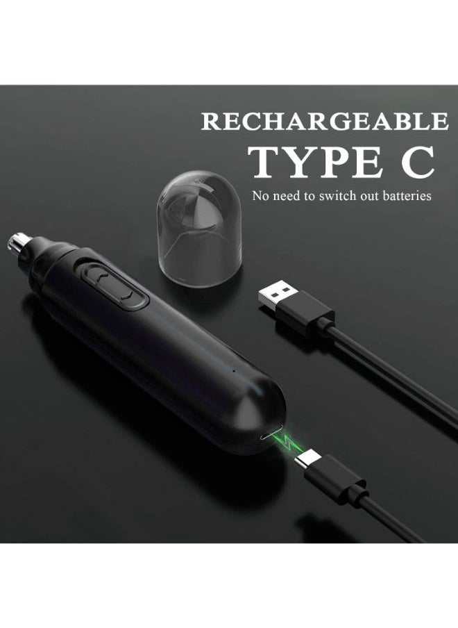 EasyLife - Rechargeable Ear and Nose Hair Trimmer for Men Women, USB Electric Waterproof Eyebrow Facial Hair Removal Nose Grooming Garget for Men - Image 1