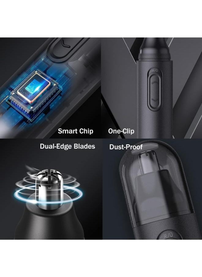 EasyLife - Rechargeable Ear and Nose Hair Trimmer for Men Women, USB Electric Waterproof Eyebrow Facial Hair Removal Nose Grooming Garget for Men - Image 1