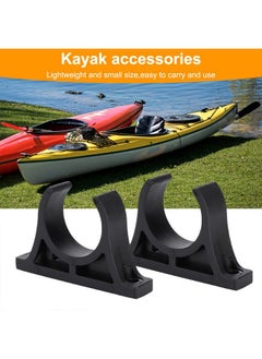 VGEBY 1Pair Kayak Oar Clips, Plastic Inflatable Boat Paddle Holder Clip Keeper Kayaks Canoes Rowing Boats  - Image 5