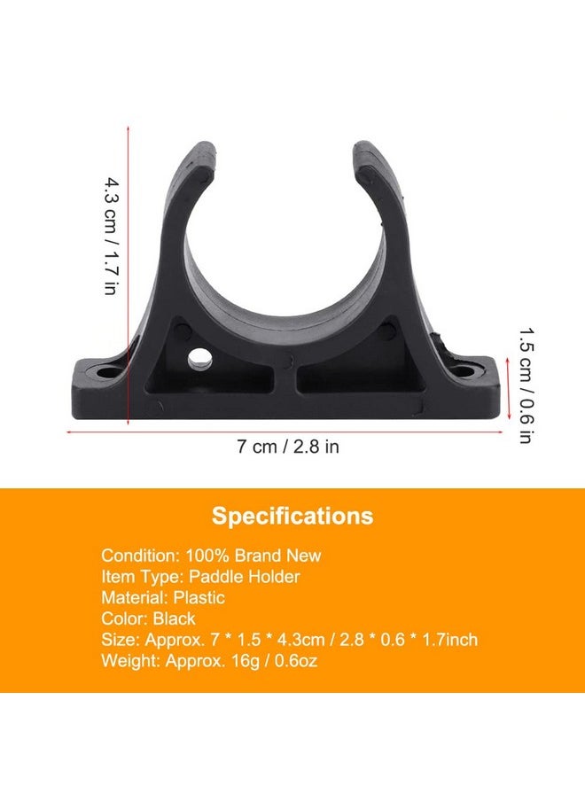 VGEBY 1Pair Kayak Oar Clips, Plastic Inflatable Boat Paddle Holder Clip Keeper Kayaks Canoes Rowing Boats  - Image 4