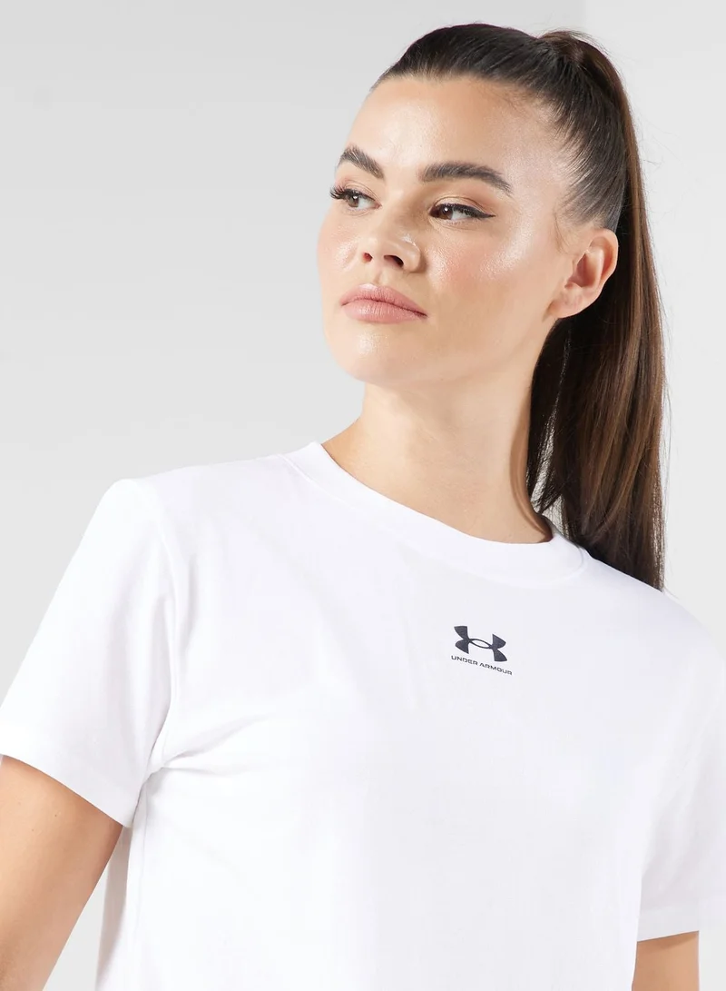 UNDER ARMOUR  Rival Core T-Shirt for Women | Best Price UAE