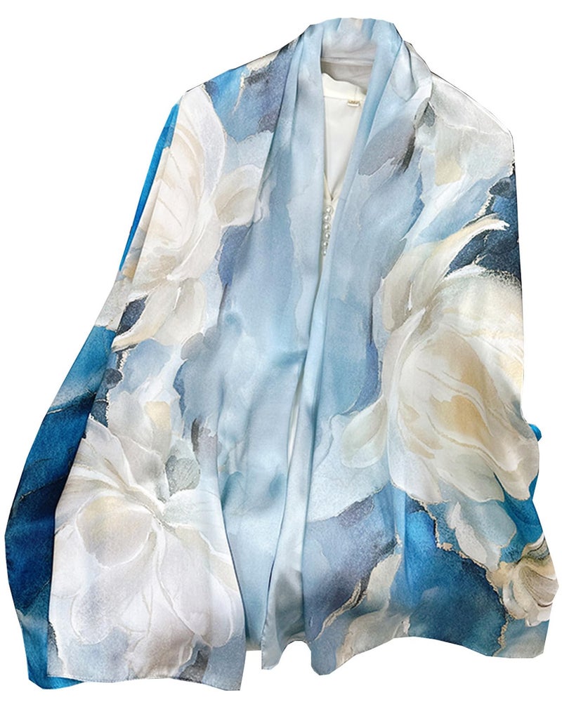 Saiusloa Dress Scarves Shawl Wraps Long Silky Scarf for Women Dressy Fashion Lightweight for Decorative Formal Evening Gowns-1035 - Image 1