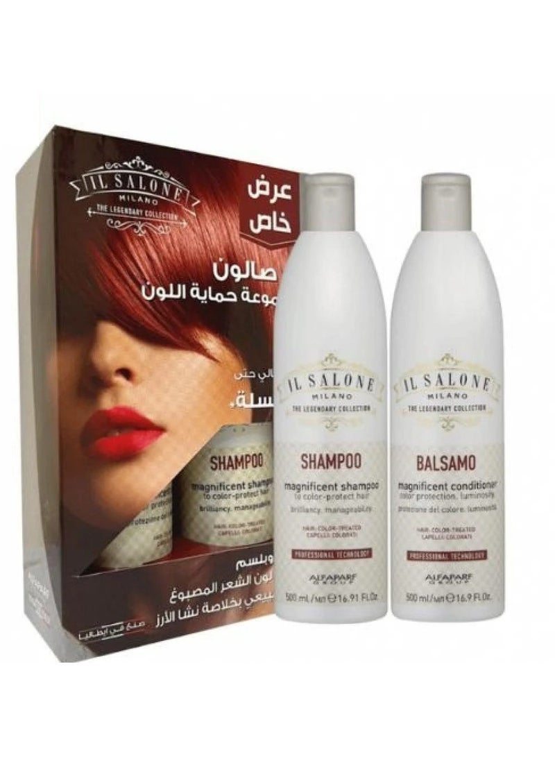 IL SALONE Color Protection Kit Shampoo & Conditioner - 500+500ml