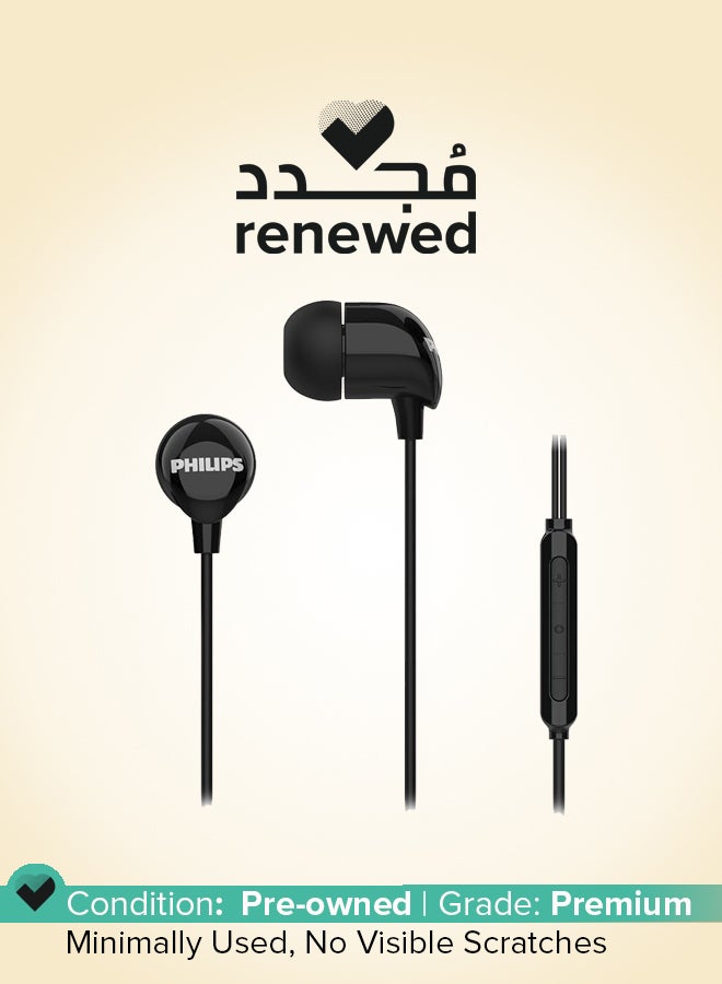 Philips Renewed - Wired Intra-Auricular Headphones With Volume Control TAE2146BK/00 Black - Image 1