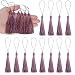 BEL AVENIR 46pcs 5inch Silky Floss Carft Tassel Keychain Tassel with 25inch Cord Loop Earring Jewelry MakingSouvenirDIY Accessory - Image 2