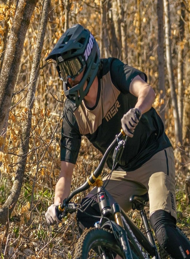 MSR Rush Mountain Bike MTB Short Sleeve Riding Jersey, Tan, XXL - Image 3