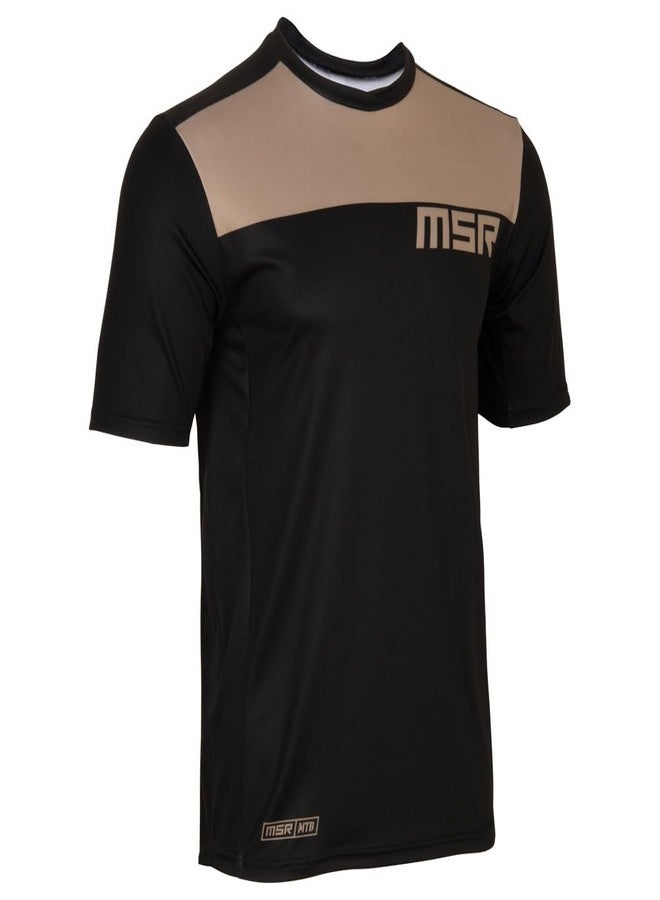 MSR Rush Mountain Bike MTB Short Sleeve Riding Jersey, Tan, XXL - Image 5