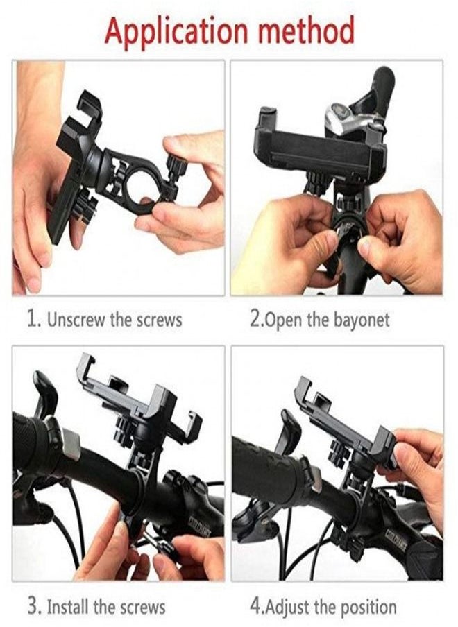 Generic - Mobile Holder for bikes 360 degree high quality Pink Color - Image 1