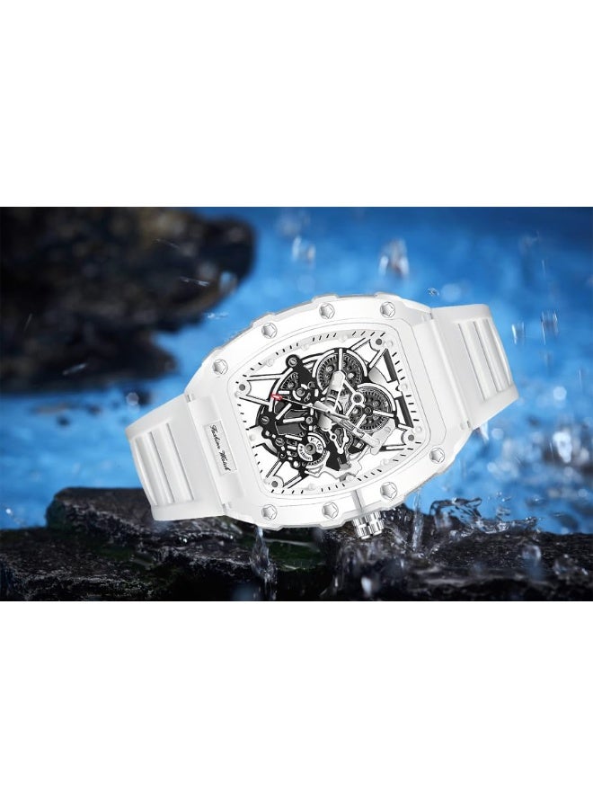 فورتشنا ساعات رياضية عسكرية للرجال، ساعة عمل، ساعة موضة علامة تجارية، كرونوجراف، ساعة توقيت عكسية، تاريخ، ساعة رقمية فاخرة LED للرجال، مقاومة للماء - Image 3