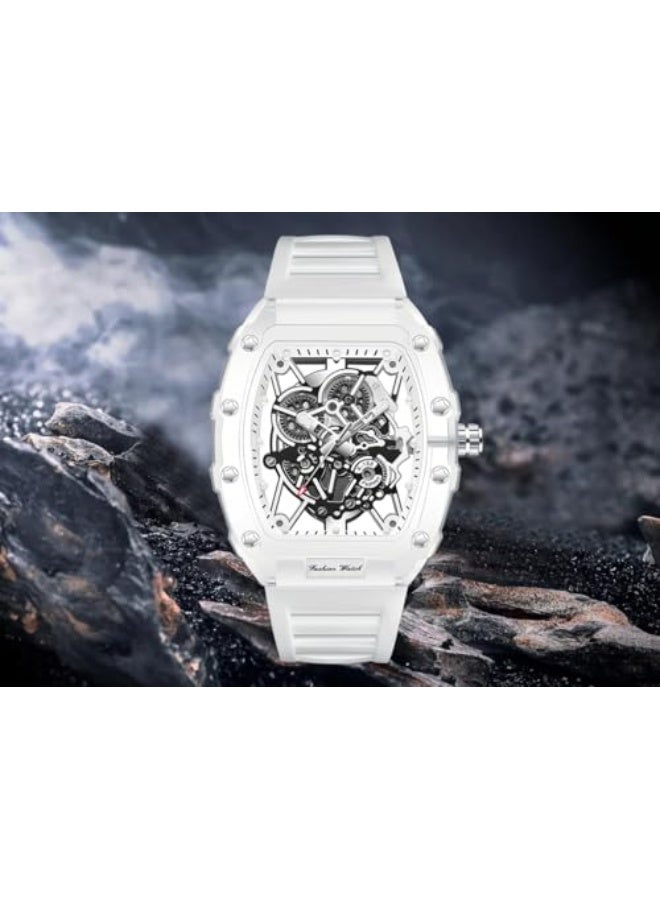 فورتشنا ساعات رياضية عسكرية للرجال، ساعة عمل، ساعة موضة علامة تجارية، كرونوجراف، ساعة توقيت عكسية، تاريخ، ساعة رقمية فاخرة LED للرجال، مقاومة للماء - Image 4