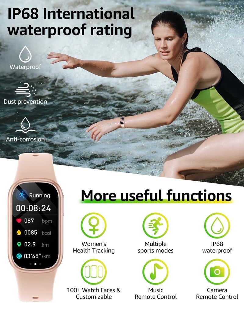 M8 Pro Smart Bracelet, Waterproof Durable Fitness Tracker Watch, Lightweight And Comfortable Smart Watch With Oxygen Heart Rate Sleep Monitor, (1pc, Black) - Image 4