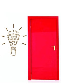 Spoil Your Wall The Best Way to have a Good Idea Quote Design Wall Decal - Wall Arts Home Décor - Wall Sticker, 67x80 cm by Spoil Your Wall  - Image 4