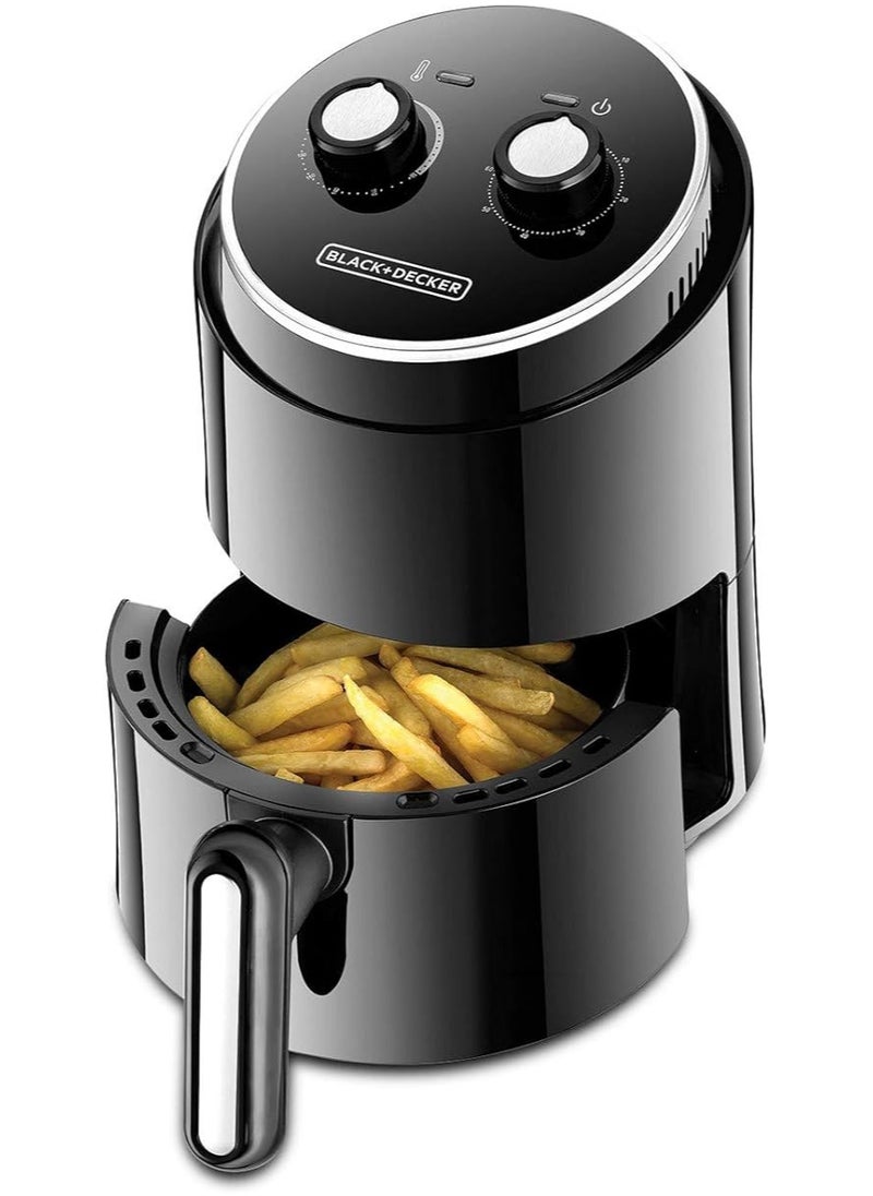 BLACK&DECKER - Black&Decker 1.5 Liter Air Fryer AerOfry, Black – AF100-B5 - Image 1