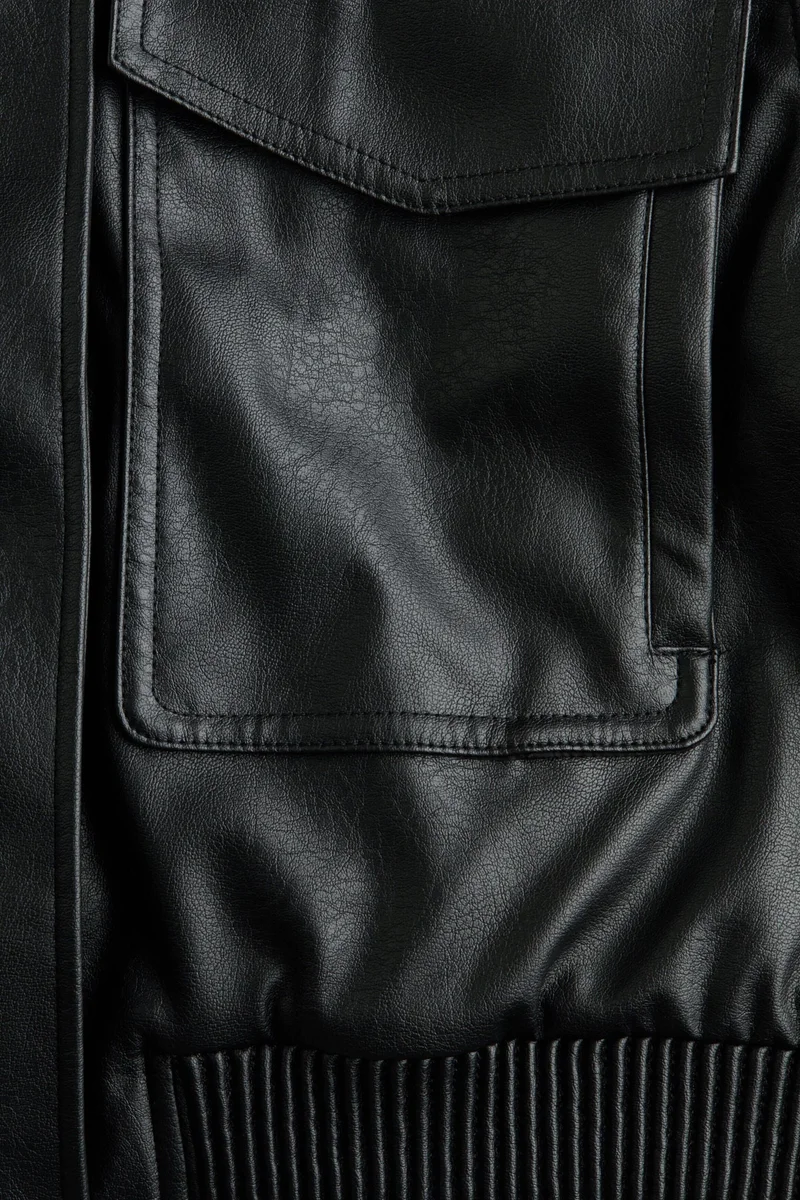 H&M  Oversized coated gilet for Women | Best Price UAE
