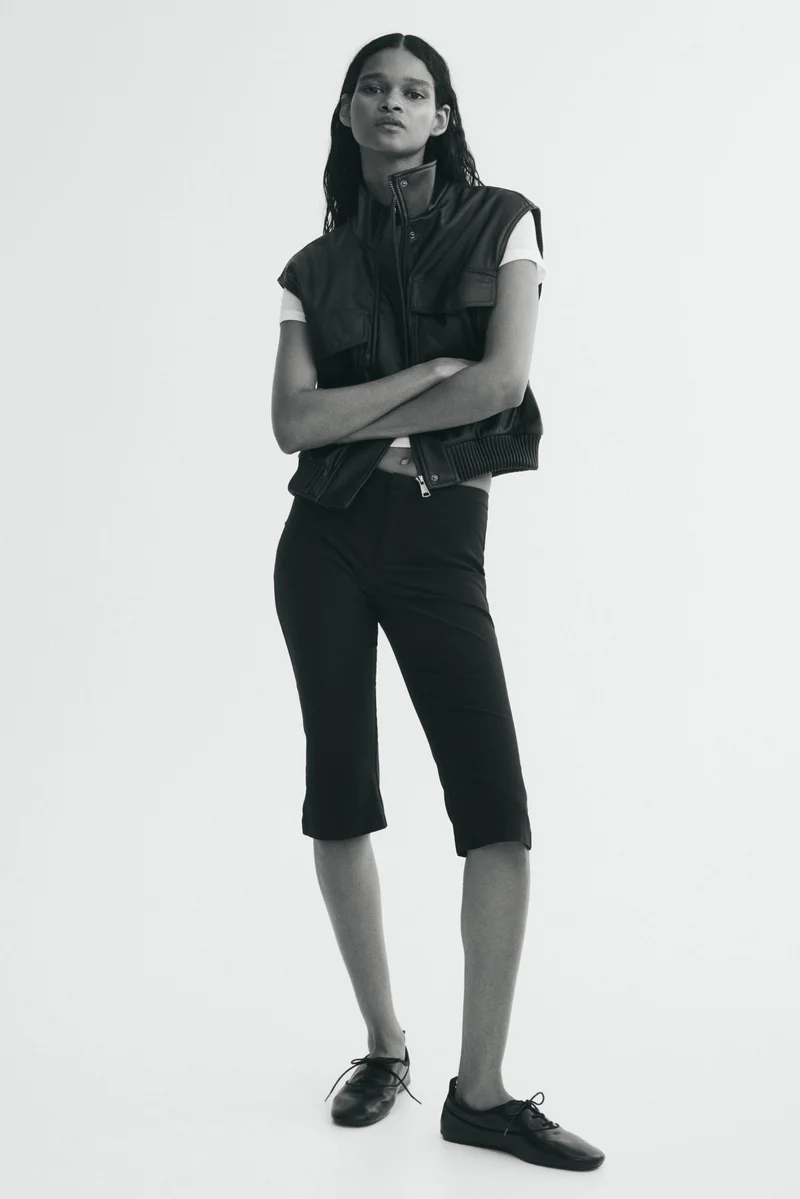 H&M  Oversized coated gilet for Women | Best Price UAE