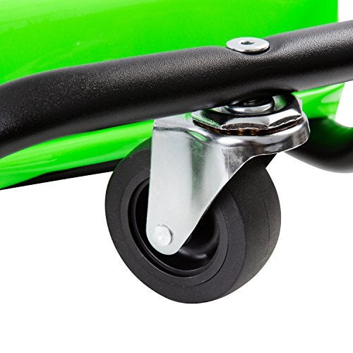 OEMTOOLS 24977 36” Mechanic’s Creeper with Headrest, Low Profile Creeper, Automotive Creeper, 350 Pound Weight Capacity, Green - Image 5