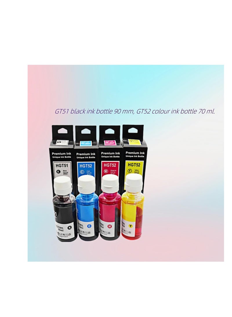 Terabyte GT51 GT52 InkCompatible Ink Cartridges for HP DeskJet GT 5810,GT 5820, 5821, 5822, 310,315,316,319,410,415,416,419 720,750,790 Printers (4-Packs) - Image 3