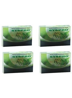 SYSPRO Neem Tulsi Handmade Soap For Pimple Removal Acne Glowing Skin Natural Herbal Organic Soap For Women Men (Each 100 G) (Pack Of 4)  - Image 2