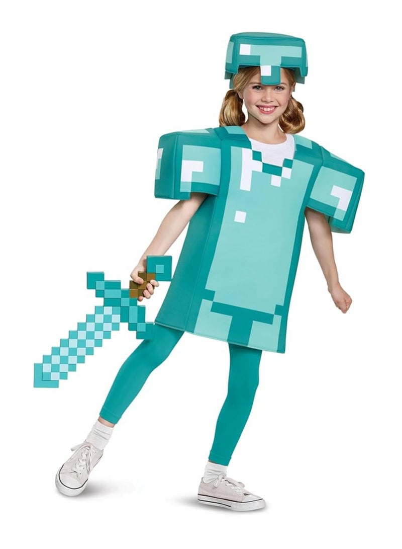 عام سيف الألماس مصنوع من البلاستيك لـ Minecraft، ملحق رسمي للزي للأطفال، نموذج سيف الألماس مصنوع من البلاستيك لـ Minecraft - Image 2