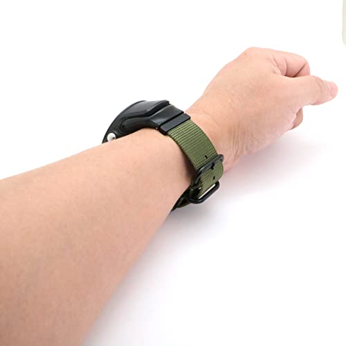 Demupai Replacement Wrist Band Bracelet for Ambit 3 Sport/3 Run/3 Peak,22mm Width Nylon Strap for Suunto Ambit 2/2S/2R (Army Green) - Image 5