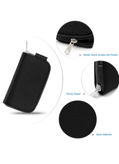 SYOSI Memory Card Cases Slot Zippered Carrying Holder Bags Pouch Organizer Keeper Media Storage Organization Eco Fused Case  - Image 5