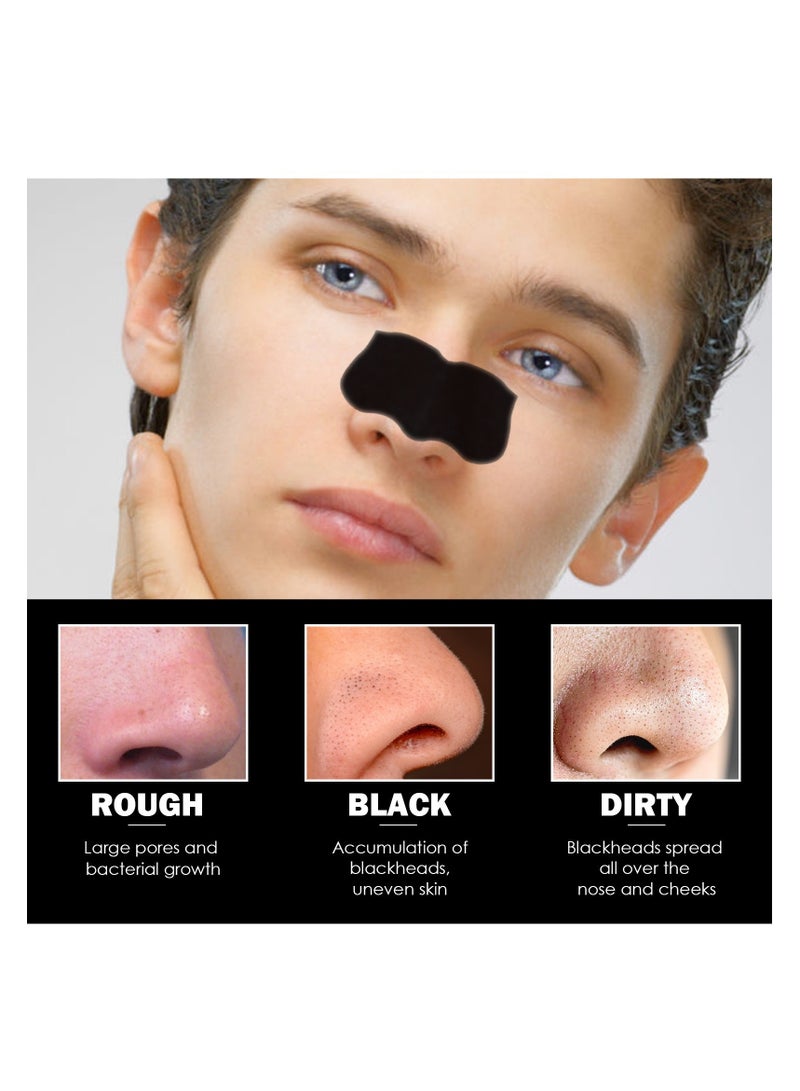 Generic EAST MOON Men's Blackhead Patch Nose Tip Acne Blackhead Cleansing Firming Pore Shrinking Peeling Nose Patch  - Image 4