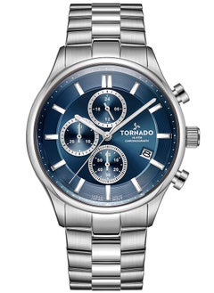 Men's Chronograph Round Shape Stainless Steel Wrist Watch T6106B-SBSN - 42x48 Mm