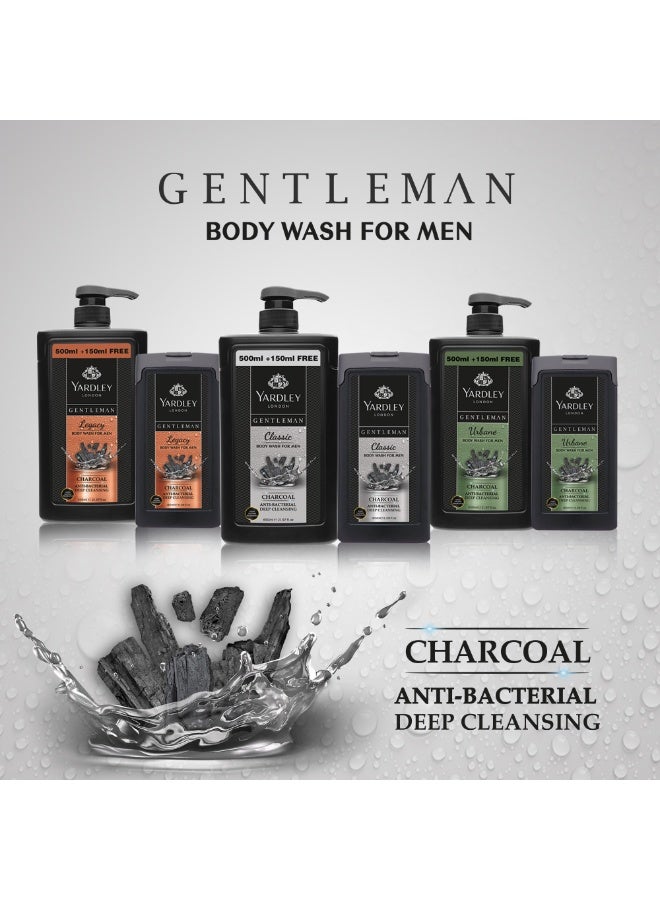 Yardley Gentleman Antibacterial Deep Cleansing Body Wash Urbane 650ml - Image 3
